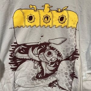 Upper Playground Jeremy Fish Whale Submarine vintage T